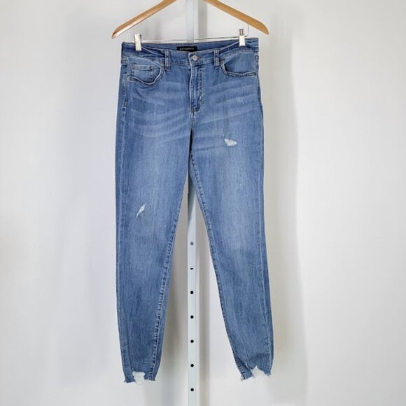 Banana Republic Denim - BANANA REPUBLIC  skinny fit distressed denim Sz 29/8